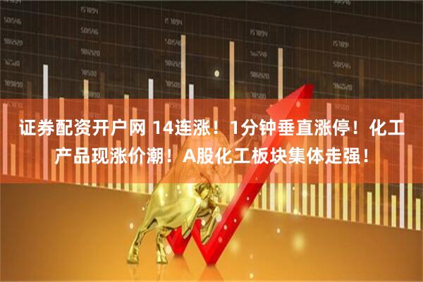 证券配资开户网 14连涨！1分钟垂直涨停！化工产品现涨价潮！A股化工板块集体走强！